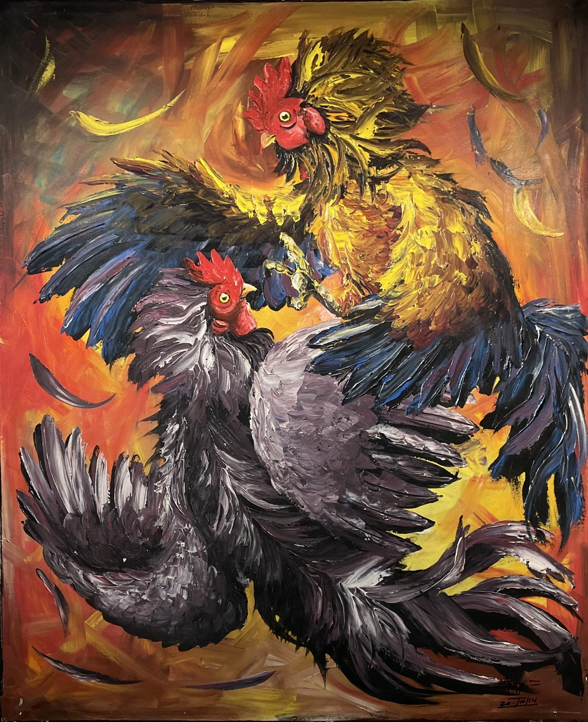 Puja - Bataille de coqs